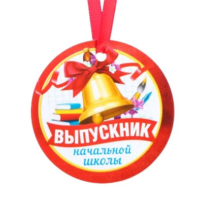 Значок-орден пластик «Выпускник начальной школы», 4,5 см