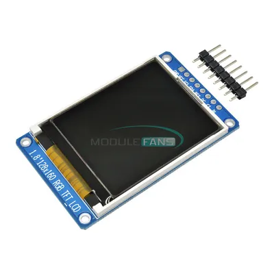 1.8 Inch LCD Display Module Full Color 128x160 RGB SPI TFT LCD Display  Module ST7735S 3.3V Replace OLED Power Supply - Walmart.com