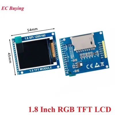 1.8 inch 128x160 SPI Full Color RGB TFT LCD Display Module ST7735S 3.3V  OLED | eBay