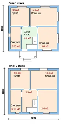 Проекты 2-Этажных Домов. Цены. Фото. Иркутск. От 11000 руб/м2. 2024