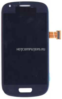 Модуль (матрица + тачскрин), 4\", для Samsung Galaxy S3 III Mini I8190  синий, 480x800