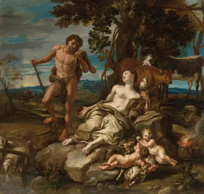 The Fall of Adam (and Eve) and The Creation of Adam. 18th C. Century - Ruby  Lane