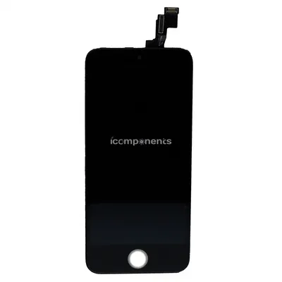Купить запчасти для iPhone 5s - модуль (LCD touchscreen) черный, High copy  оптом и в розницу