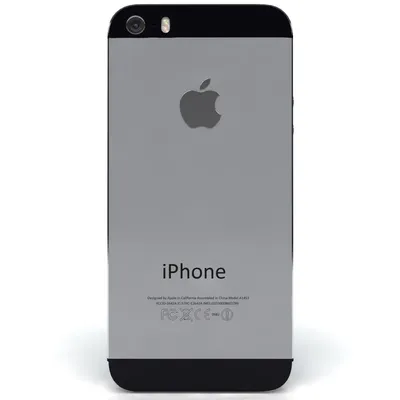 Apple iPhone 5s Черный 3D Модель $39 - .c4d .lwo .ma .wrl .3dm .obj .lxo  .max .fbx .3ds - Free3D