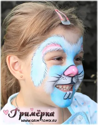 Аквагрим, грим, заяц, зайчик face painting, make-up, hare | Face painting  designs, Animal face paintings, Face painting