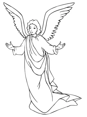Как нарисовать ангела хранителя. How to draw a guardian angel - YouTube