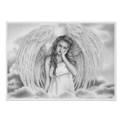 Рисунок ангел хранитель (48 фото) » Рисунки для срисовки и не только