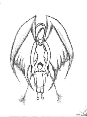 Как нарисовать АНГЕЛА | Простые рисунки для срисовки | Як намалювати ангела  | How to draw an Angel - YouTube