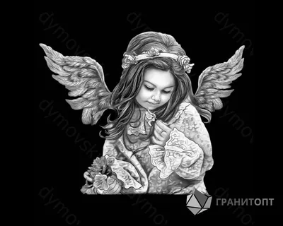 Ангел на памятник А-3 заказать в Минске - ГРАНИТОПТ