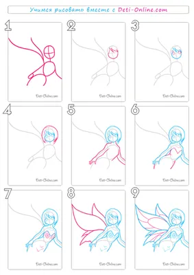 Как нарисовать аниме фею