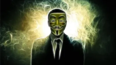 Маска Анонимуса/Вендетта/V Vendetta/Гая Фокса золотая - купить по доступным  ценам в интернет-магазине OZON (286473044)