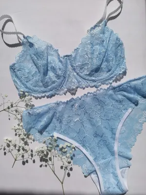 Кружевной комплект нижнего белья ручной работы в магазине «Annion Lingerie»  на Ламбада-маркете