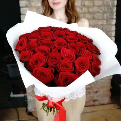 Купить Букет роз \" Классика всегда в моде!\" с доставкой в Чехове,  Подольске, Серпухове