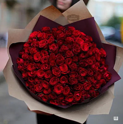 Букет Красных роз 70см - купить с доставкой в Кирове / Мир цветов