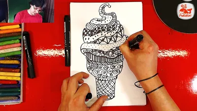 Рисунки для срисовки в скетчбук черным маркером (15 фото) 🔥 Прикольные  картинки и юмор