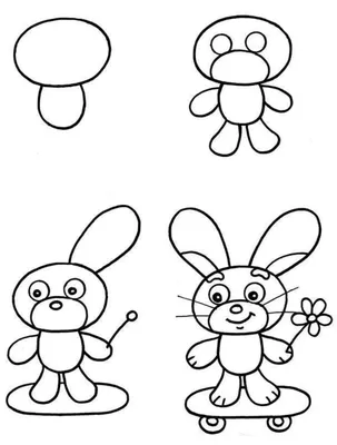 Простые легкие рисунки для срисовки для детей как нарисовать Компота три  кота раскраска мультики - YouTube