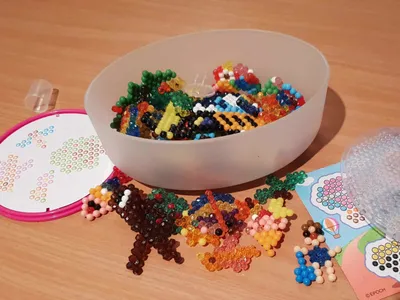 Games Children Hama Beads | Aquabeads 3d Tier Set | Water Spray Beads Set -  6000pcs - Aliexpress