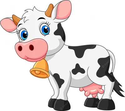 Картинка корова для детей - 58 фото