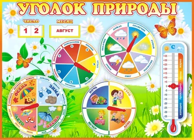 Купить Календарь погоды (природы) из фетра ф263 в магазине развивающих  игрушек Детский сад