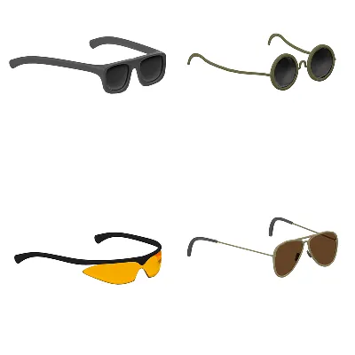Файл STL Кошечка Смешные очки 3D ПРИНТИНГ Солнцезащитные очки 🎭・Модель 3D-принтера  для загрузки・Cults