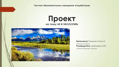 Шаблоны для создания презентаций \"Экологические-3\" - Природа, растения,  животные - Шаблоны презентаций - Pedsovet.su