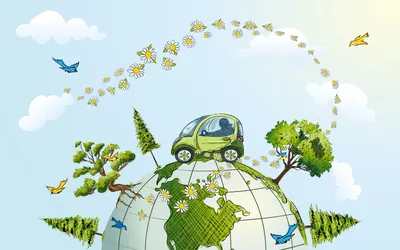 Планета Земля Зеленая планета Рисунок, нарисованный вручную Водный цвет  зелени Для экологических проектов: печать, открытки, плак Иллюстрация штока  - иллюстрации насчитывающей климат, страны: 163172254