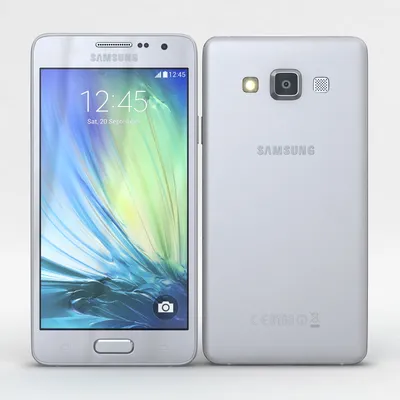 Samsung Galaxy A3 and A3 Duos Silver 3D Model - FlatPyramid