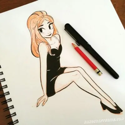 Картинки для срисовки девушки: фото 100 креативных идей