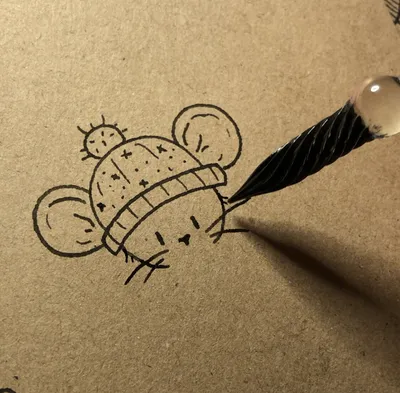 Простой рисунок мыши (21 фото) » Рисунки для срисовки и не только