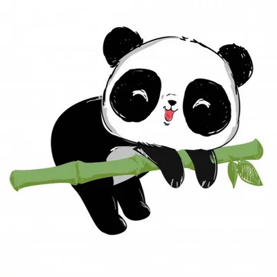Рисунки панды легкие - 81 фото