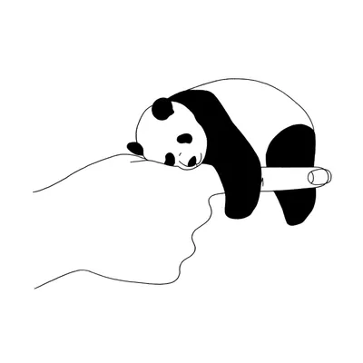 Рисунок панда милая - 87 фото