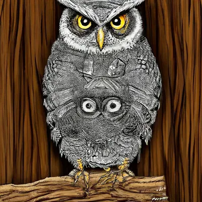 Как нарисовать сову. Лёгкий рисунок для срисовки. How to draw an Owl -  YouTube