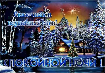 доброй зимней ночи картинки красивые｜Поиск в TikTok