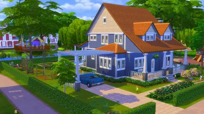 Tiny house The Sims 4/интерьер крошечного жилого дома в Симс 4 | Симс, Дом  симсов, План дома
