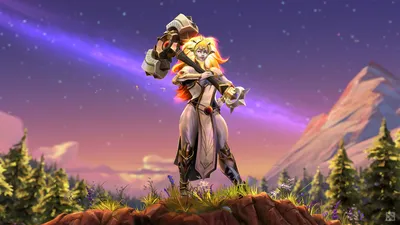Dota 2's new wizard is a giant lady with a giant hammer | Rock Paper Shotgun