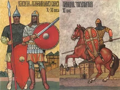 Фигурка Древнерусский воин 10 век купить в Москве