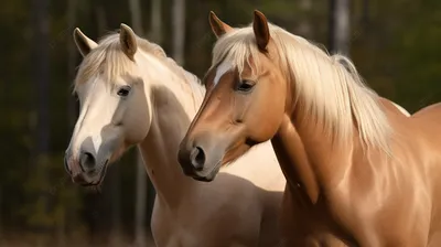 Две лошади рисунок - 72 фото
