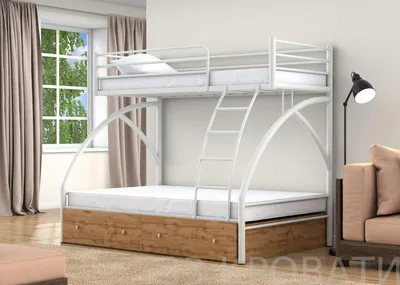 3 варианта «двухэтажной» кровати