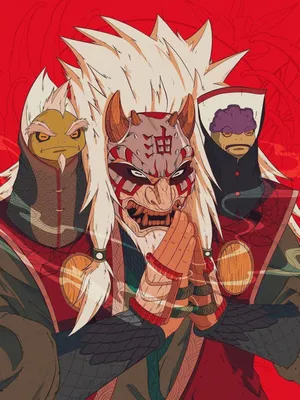 Постер (плакат) Naruto | Наруто | Джирайя – Ленбагет