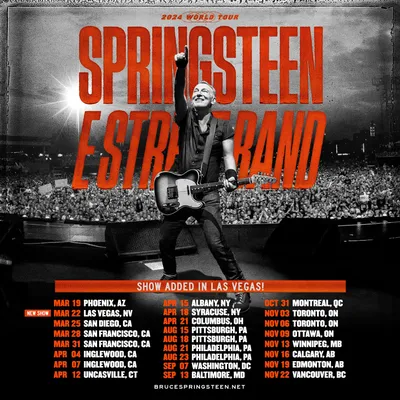 Bruce Springsteen and The E Street Band Add 25 European Stadium Shows to  2024 World Tour | Bruce Springsteen