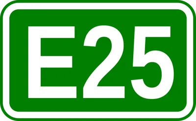 European route E25 - Wikipedia