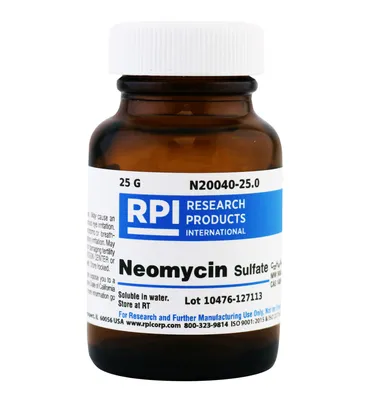 N20040-25.0 - Neomycin Sulfate, 25 Grams