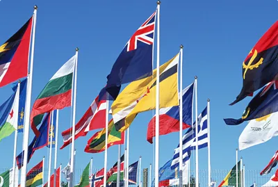 Как изменились флаги стран мира (12 флагов)
