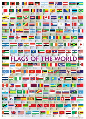 Пазл Eurographics 1000 деталей: Флаги стран мира (6000-0128) - купить в  интернет магазине - 1001puzzle.ru