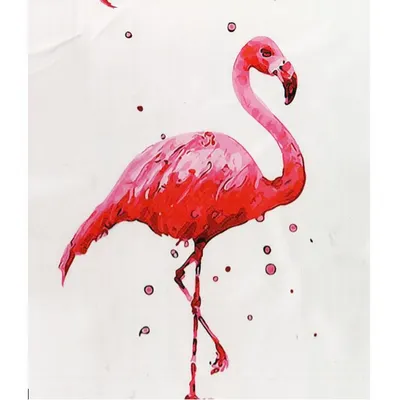 Розовый фламинго, дитя заката» — создано в Шедевруме