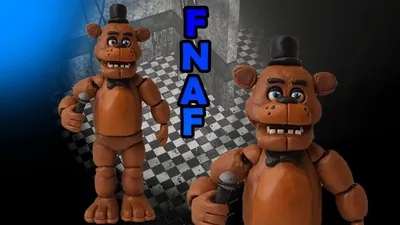 Фредди Фазбер FNAF1/UCN/FNAF HELP WANTED/FNAF AR (REMAKE) из пластилина -  YouTube