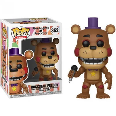 Фигурка Funko POP! Vinyl: Рок-звезда Фредди (Rockstar Freddy) Пиццерия Фредди  Фазбера (FNAF Pizza) (32052) 9,5 см купить в Москве по цене 1 890 р в  каталоге интернет магазина «NextGame» - характеристики, сравнение,  описание, скидки, доставка