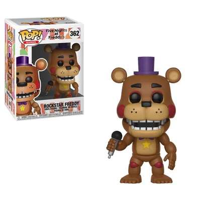 Фигурка Funko POP - Фредди Рок-звезда из игры Фредди Фазбер симулятор  Пиццерии