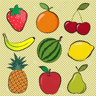 Картинки фруктов рисунки фотографии