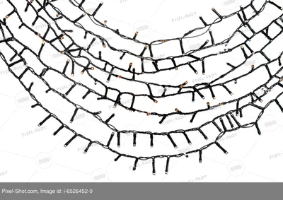 Картинки гирлянды на белом фоне фотографии